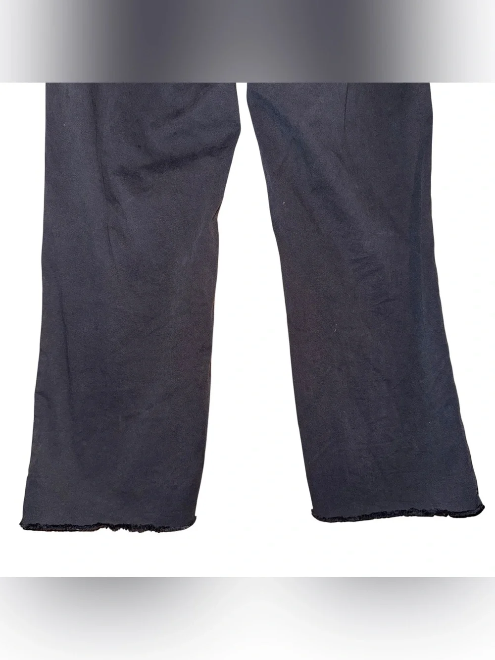 FRANK & EILEEN Blackstone Crop Utility Pants in Washed Black Classic Size 0